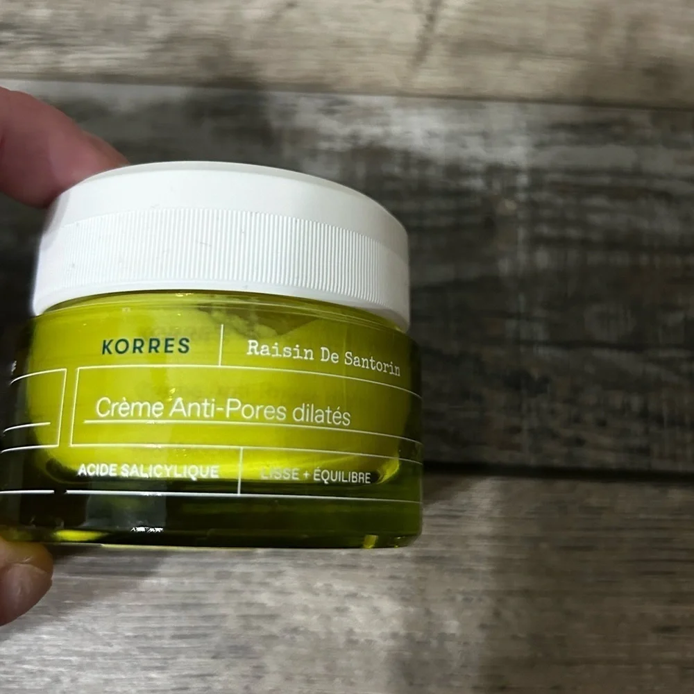 🍇 KORRES Santorini Grape Poreless Skin Cream New